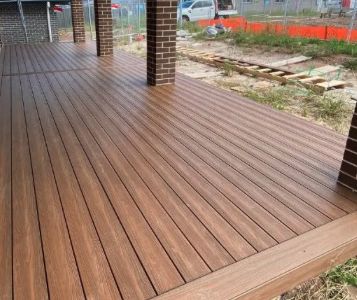Composite deck installation in Chicago, Illinois